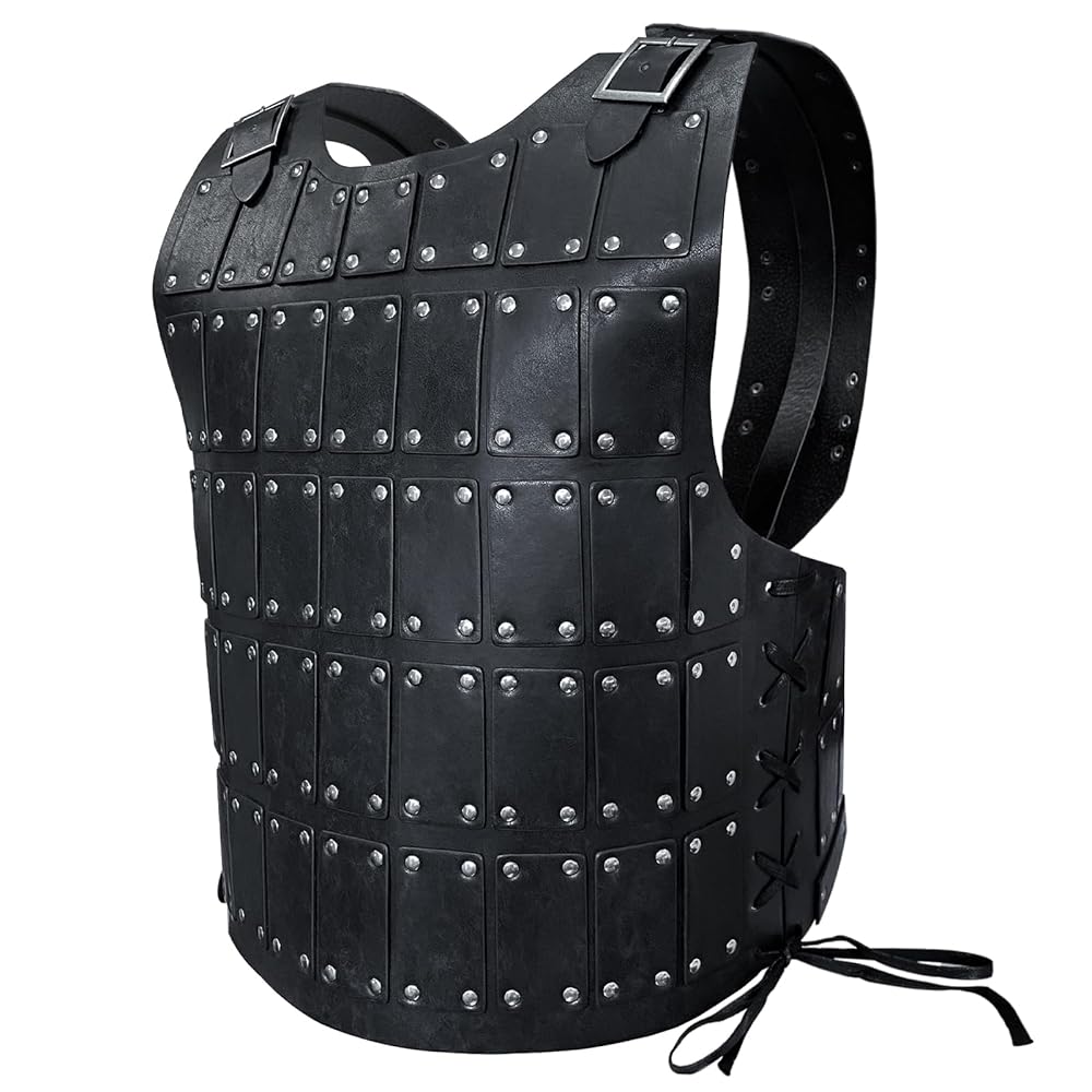 【希少】GRAIN ARMOR Amazon.com: HiiFeuer Medieval Studded Leather Armor, Vintage