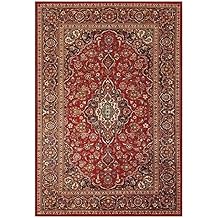 Vintage Persian Rug, Iran Turkish Ethnic Style Rug, Floor Mat, Living Room Bedroom Bedside Blanket, Area Rug for Living Room, Short Plush, Furry, Soft, Coarse (40 * 60cm, Style 5)