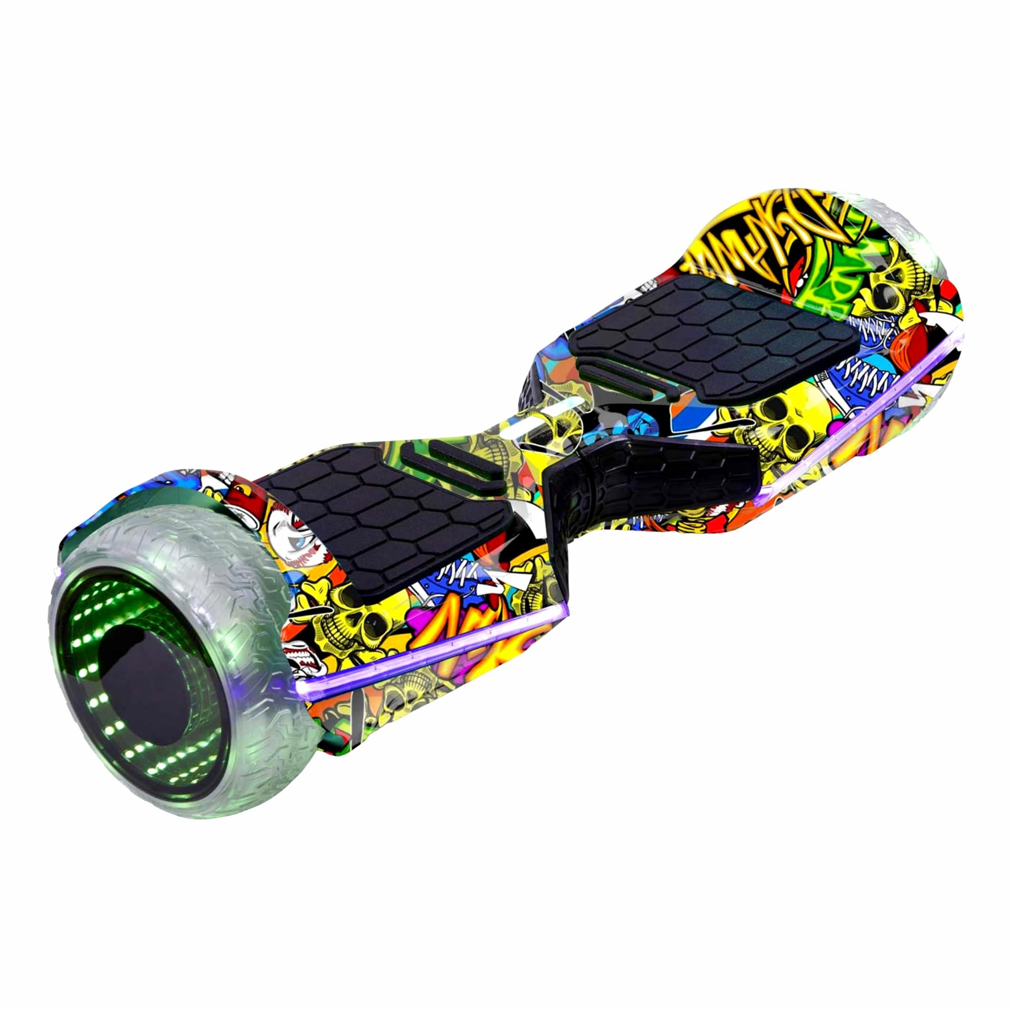 Self Balancing Scooter Hoverboard for Kids and Adults 6.5 inch Hoverboard Go Kart with Bluetooth Speaker Mobile APP LED Lights All Terrain Hover Board Gift Hoover Balance Board Kids