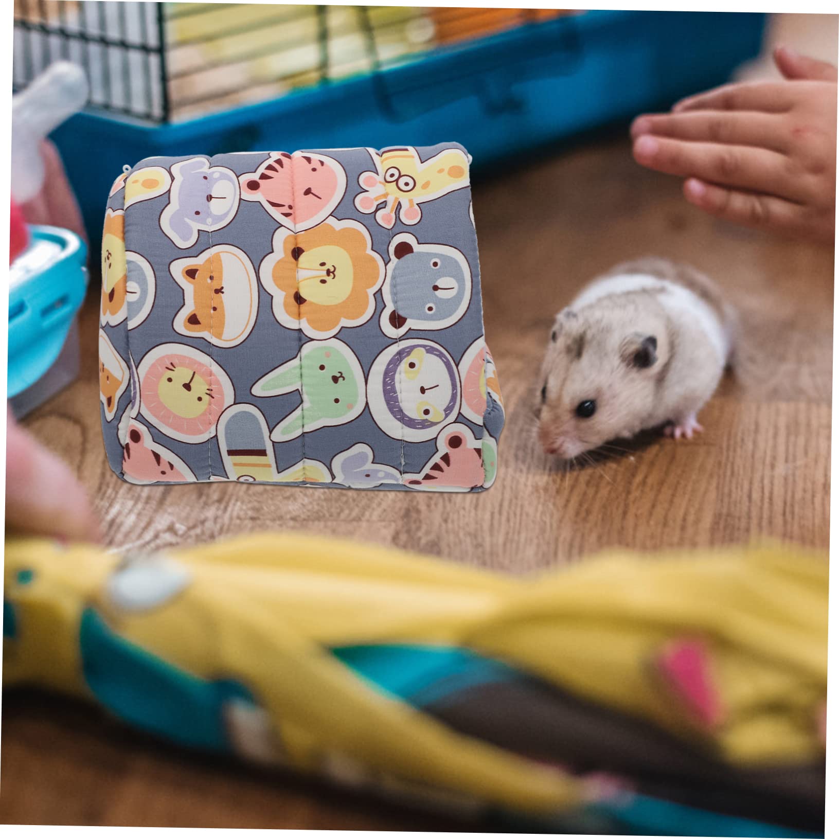 VANZACK 4piezas Cama Acogedora para y Hámsters De Aislante para Pequeñas para Chinchillas y Roedores Lavable y