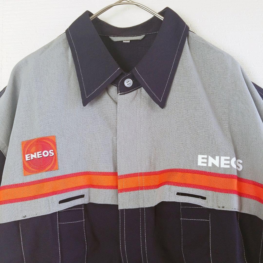Amazon.co.jp: ENEOS エネオス スタッフユニフォーム メンズ半袖シャツ