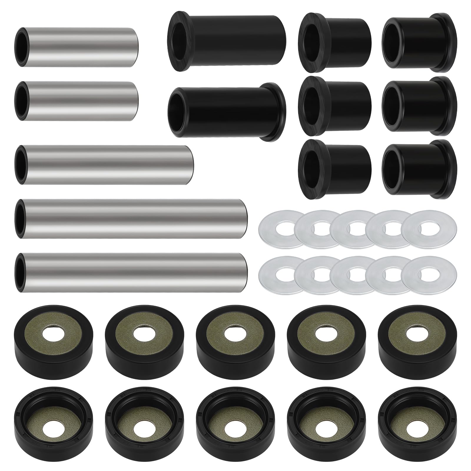 JAVIK Rear A-Arm Suspension Bushing Rebuild Kit Fit for Suzuki ATV