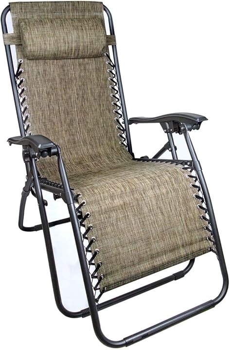 Sedia A Gravità Zero Sdraio Reclinabile Pieghevole Con Poggiatesta Poltrona Casa Terrazzo Giardino Struttura In Acciaio Set Blu2 92023839