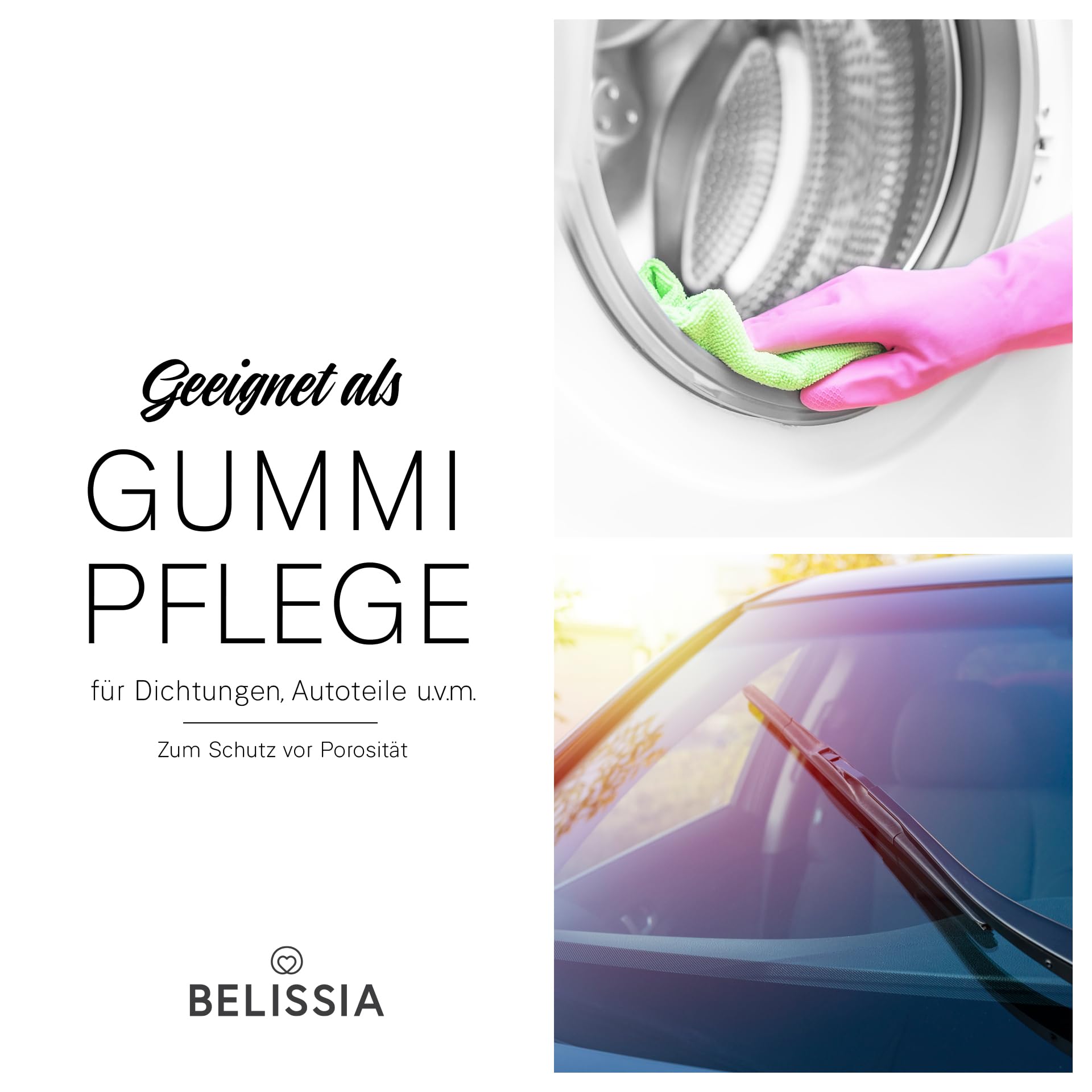 Belissia Glycerin (VG 99,8%) 1000ml E422 + & Propylenglykol (PG 99,5%) 1000ml E1520 | Laborqualität, Kosmetik, Pharma, Lebensmittel, Vegan