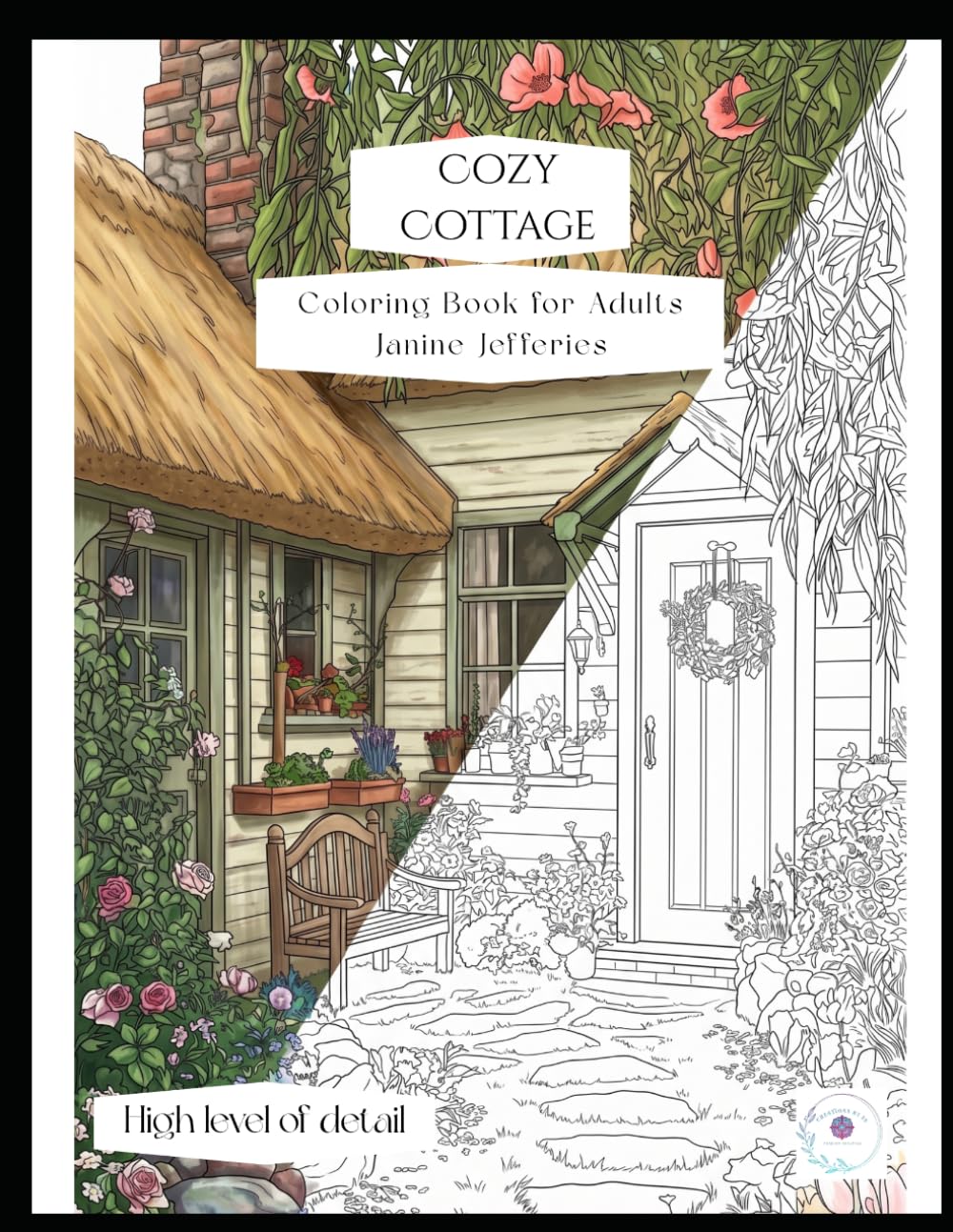 Cozy Cottage: Cottagecore Coloring Book for Adults