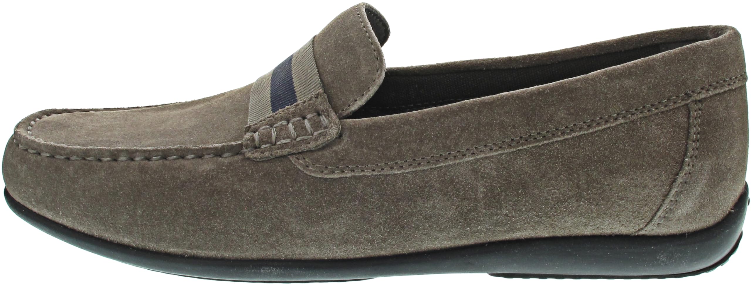 Geox Mocasines U Massimiano para hombre, gris, 42 EU