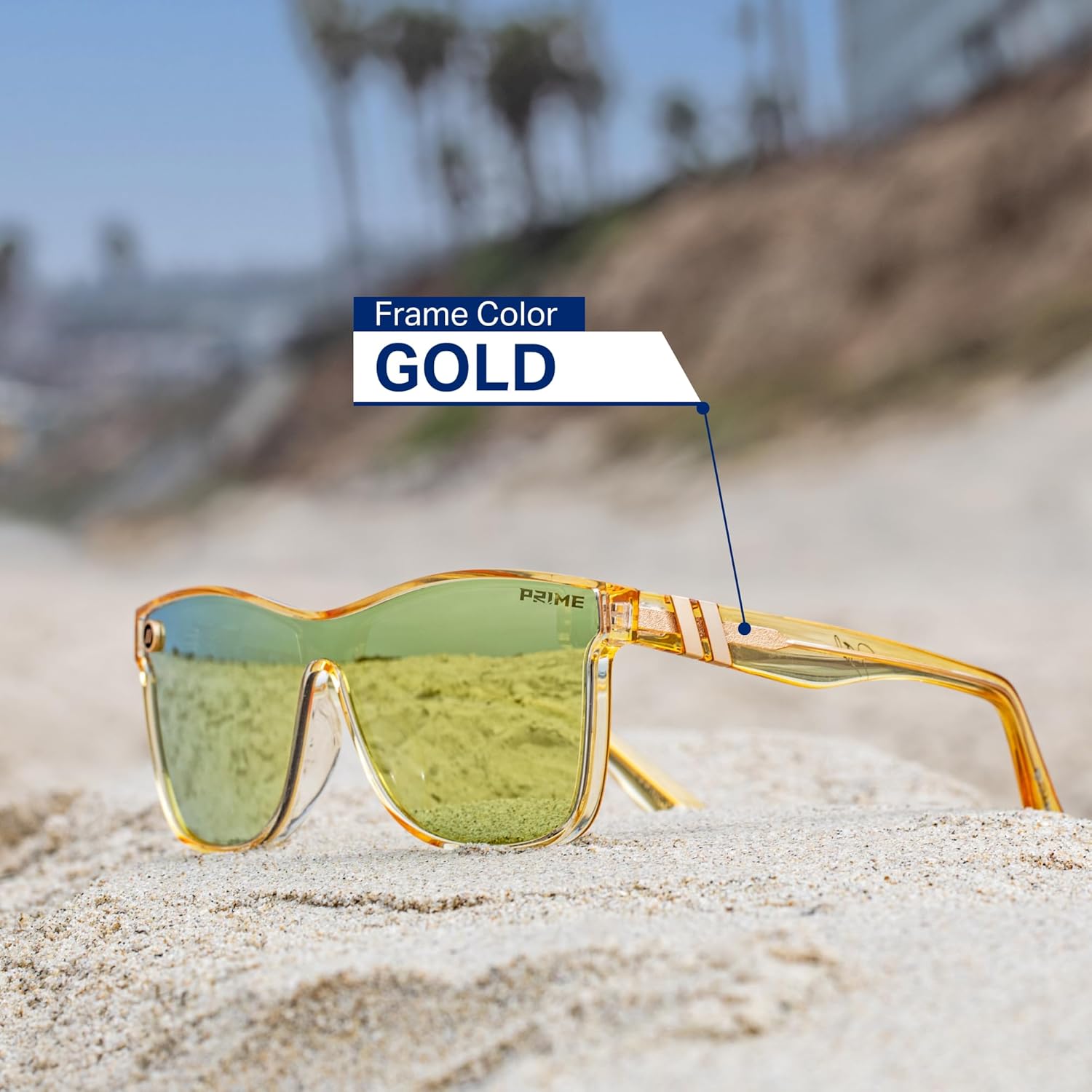 Blenders Eyewear PRIME 21 Polarized Sunglasses – Designed with Deion Sanders – Millenia DX Shades for Men & Women - Image 3