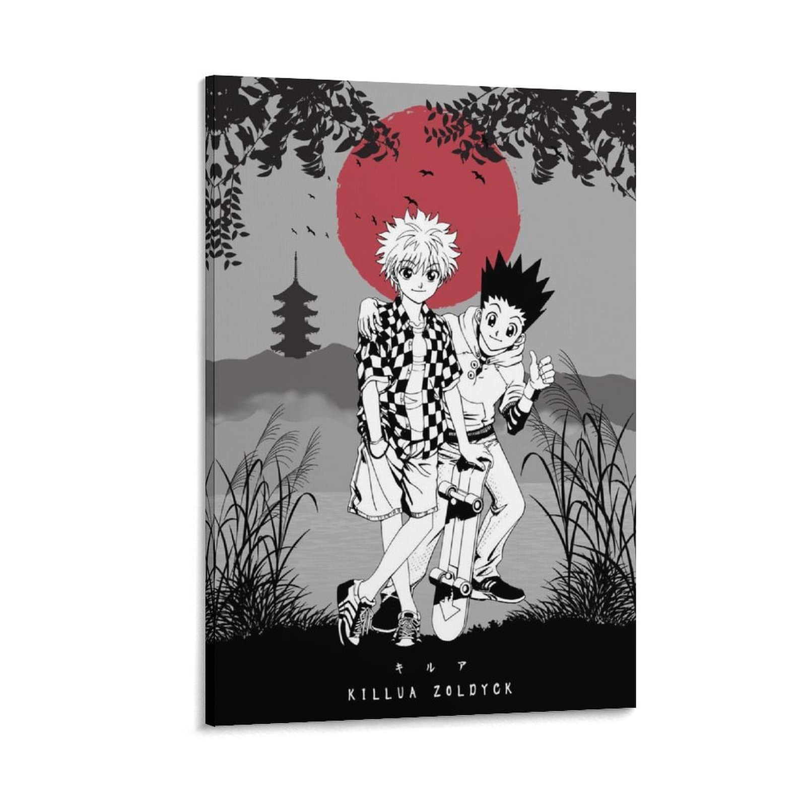 HUNTER×HUNTER キルア・ゾルディック A2ポスター Amazon.co.jp: キルア ゾルディック ゴン Hxh ポスター 1 キャンバス
