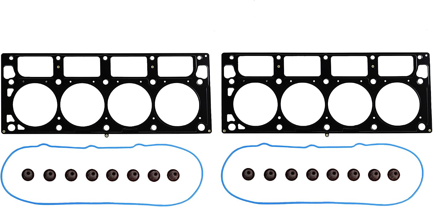 DNJ HGS3169 Head Gasket Set for 2004-2007 Cadillac, Chevrolet, GMC, Hummer Escalade, Escalade ESV, Escalade EXT 6.0L V8 16V OHV 5967cc