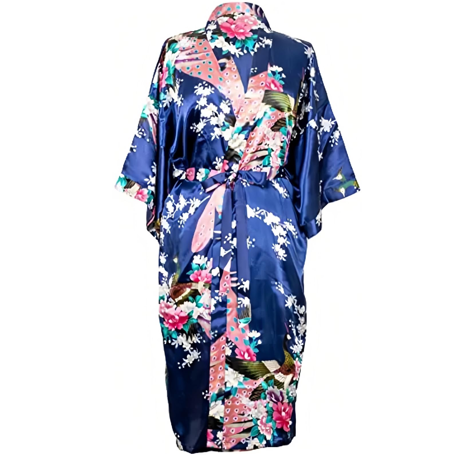 Kimono Notte Donna Yukata Vestaglia Floreale(giallo,as6,alpha,xx_l,regular,regular)