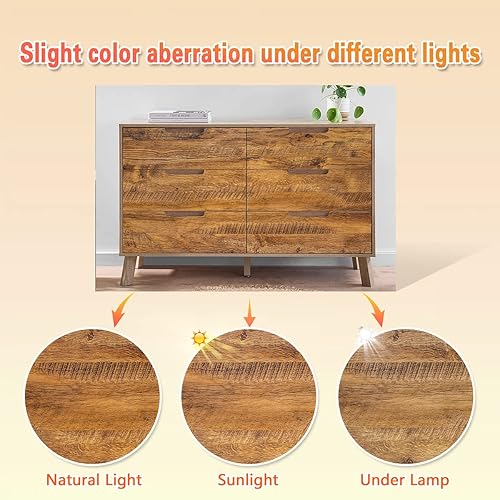 Miniatura 8 de Erfoni Papel tapiz de madera sintética marrón de 17.7 x 394 pulgadas, con aspecto de madera, autoadhesivo, rústico, extraíble, papel de contacto