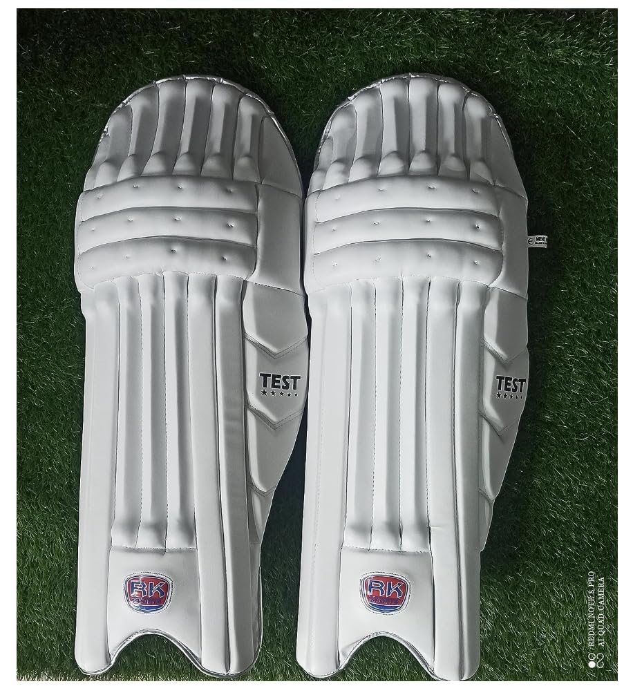 RK KAIME SPORTS Batting Pad Test Black PU Youth 25 Inch…-image-12