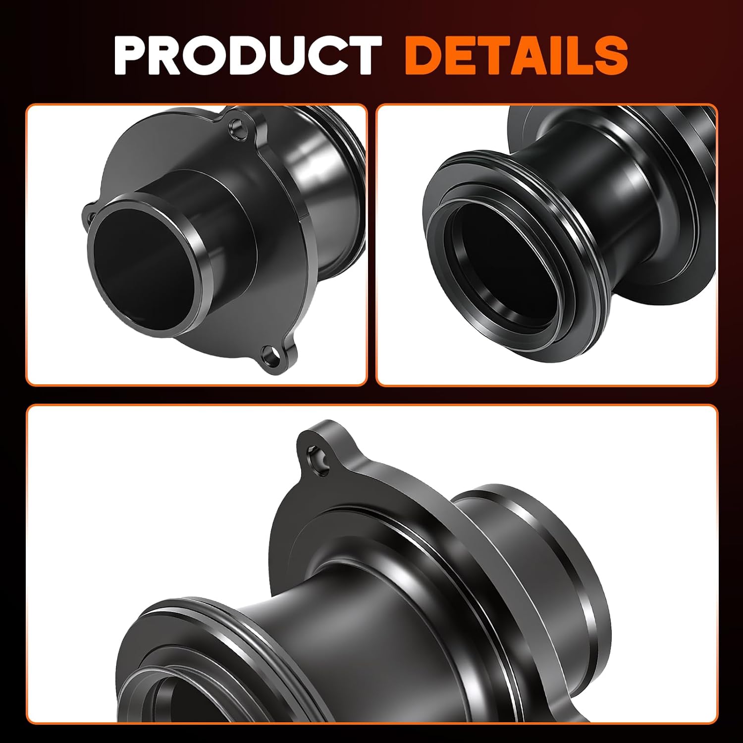 Turbo Outlet Muffler Delete 1.8T/2.0T EA888 Engine Turbo Muffler Compatible with VAG Golf 7, Audi A3 A4
