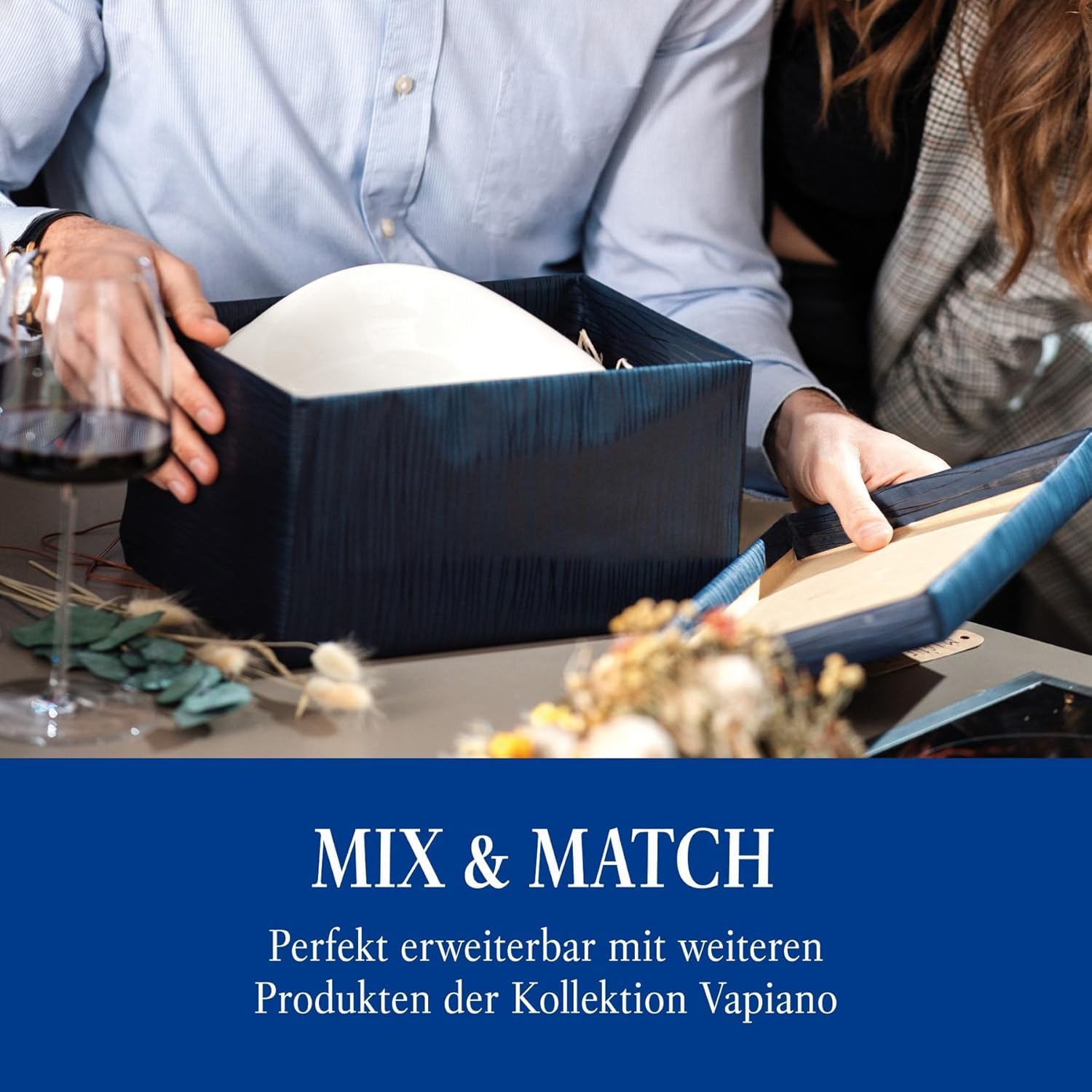 Villeroy & Boch - Lot de 12 assiettes à pâtes Vapiano, grandes assiettes creuses blanches, assiettes à pâtes, assiettes à spaghetti, assiettes creuses, assiettes à salade, grandes assiettes à vapiano