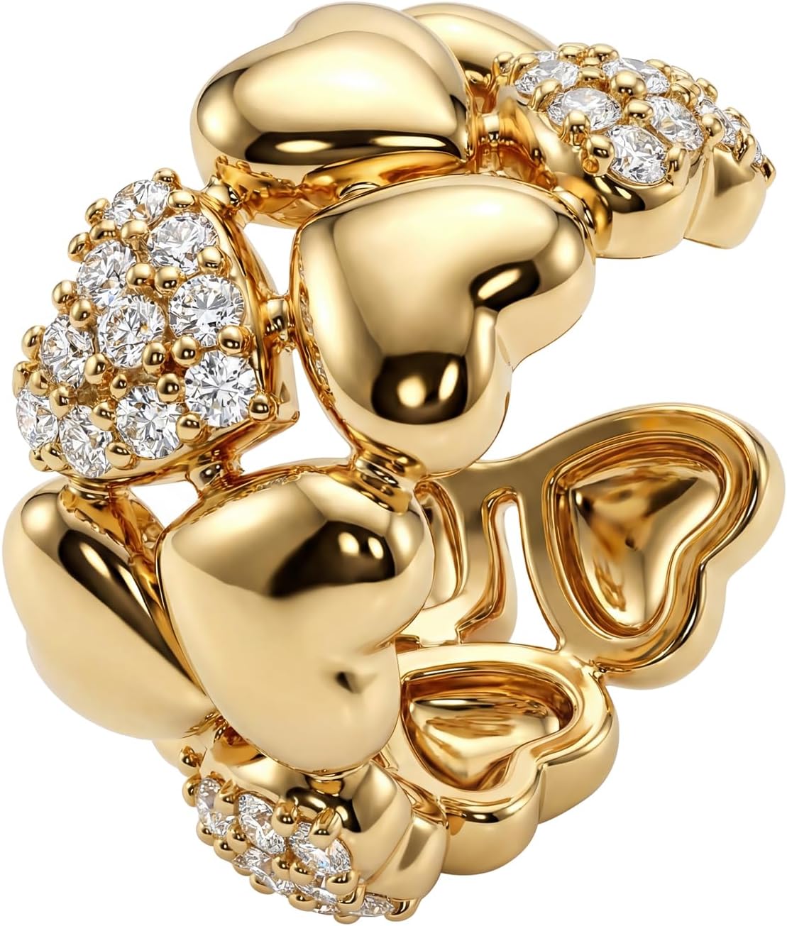 MEVECCO Ear Cuffs Non Piercing For Women 18K Gold Plated Turquiose Pearl Zircons Ear Cuff Earring Clip on Cartilage Fake Hoop Earrings Stack Jewelry Gifts
