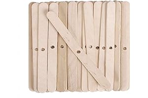 100Pcs Wooden Candle Wick Holders, Candle Wick Centering Devices