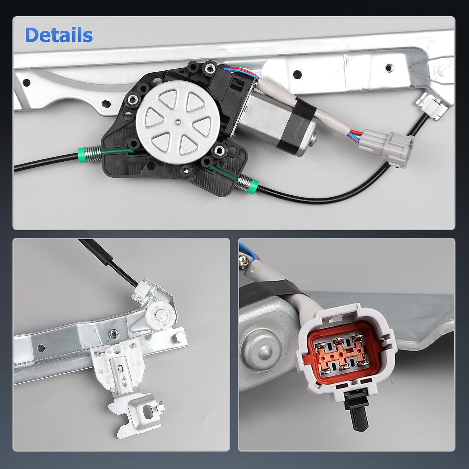 OTO-K Front Driver Side Window Regulator w/Motor Compatible with Nissan Pathfinder 2004 Armada 2005-2015 Titan 2004-2015,Infiniti QX56 2004-2010,748-524