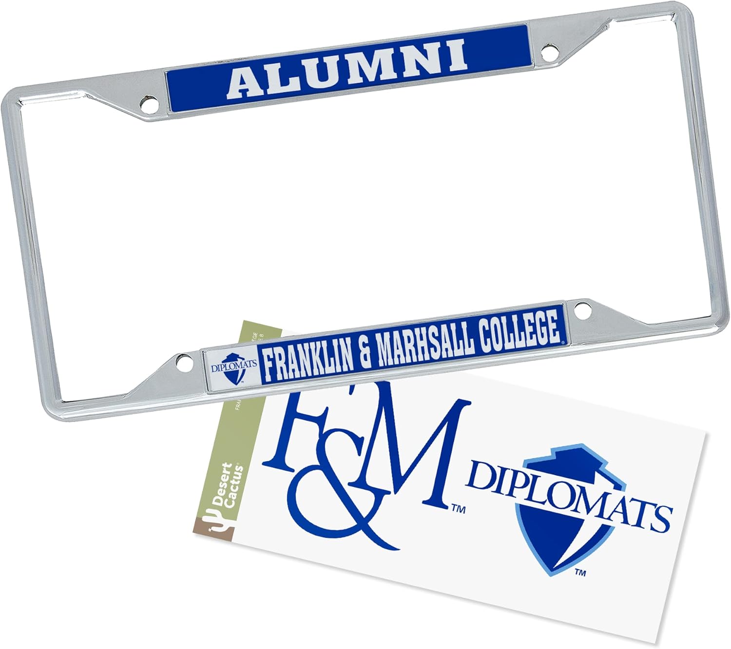Desert Cactus Franklin & Marshall College License Plate