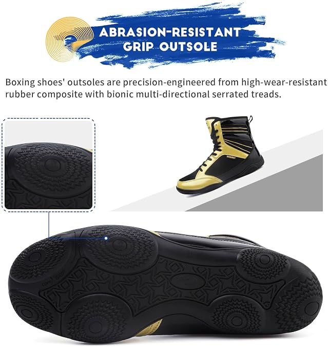 Boxing Shoes Men Wrestling Shoe for Mens Weightlifting Powerlifting
