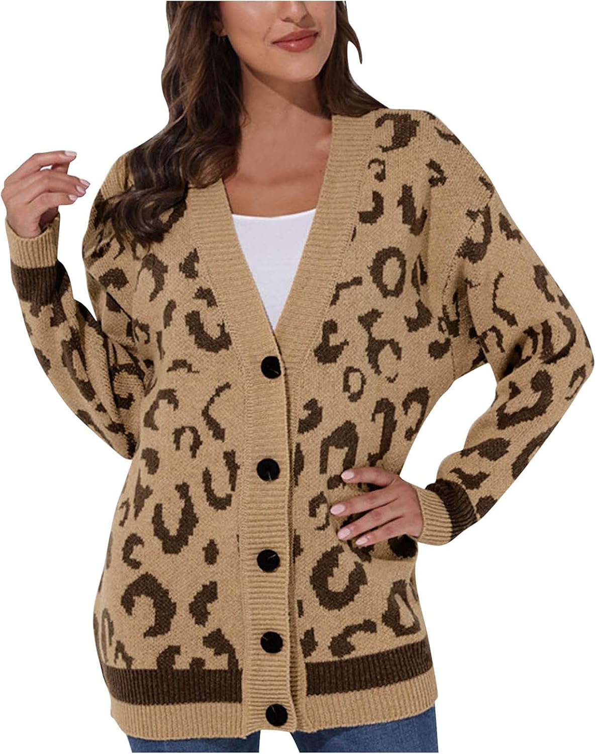 Sweater Coat Top Loose Cardigan 