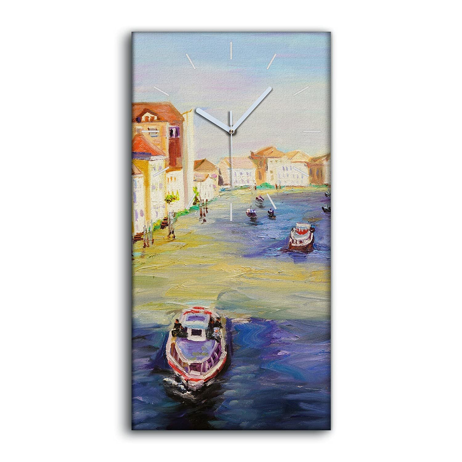 Horloge sans tic tac Venise 30x60cm pour retrouver le silence