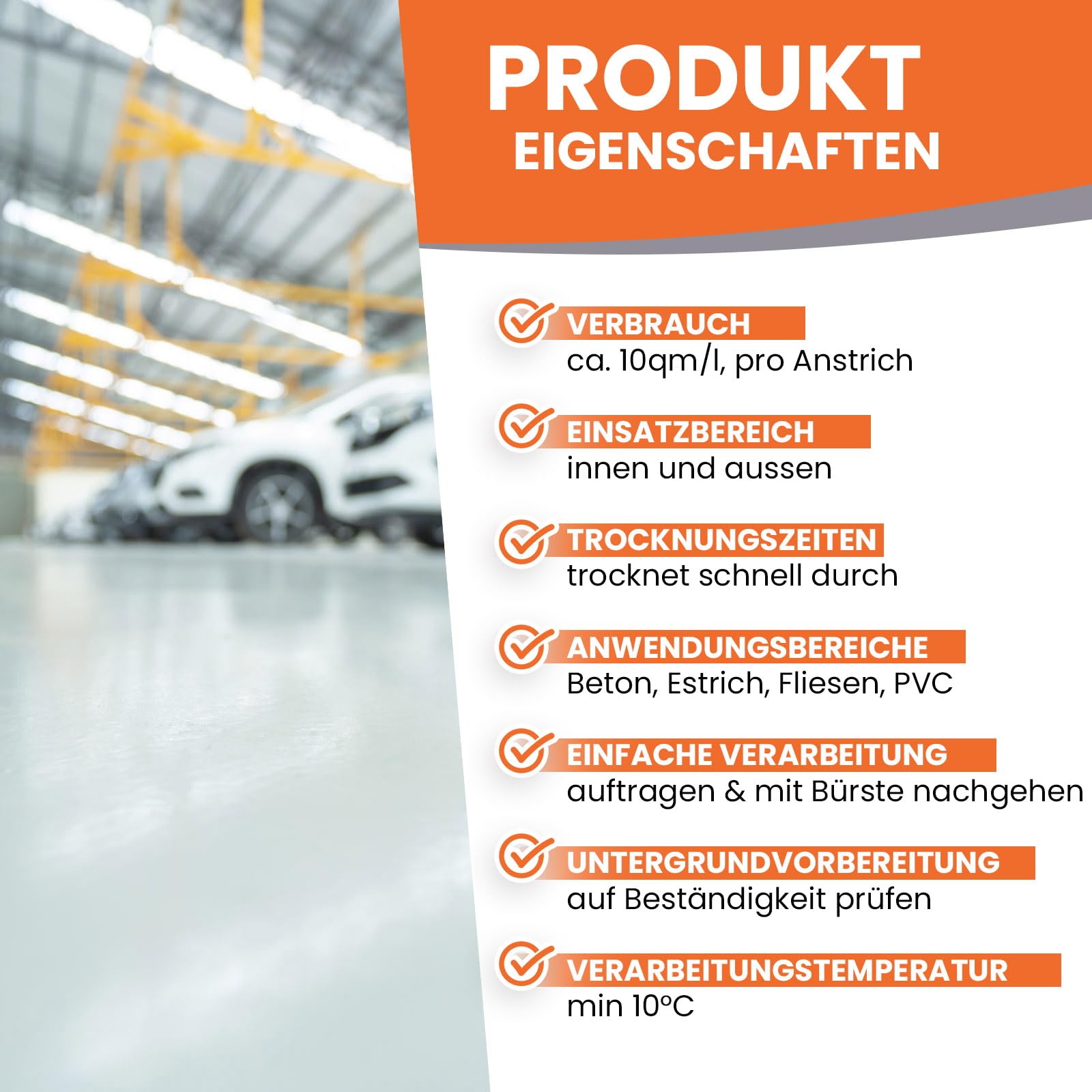 Premium Bodenreiniger für intensive Reinigung, 20L I Reinigung von Ölflecken & verschmutzten Böden I Vorbereitung für Bodenbeschichtung, Betonfarbe, Epoxidharzboden I VOC-frei - BEKATEQ BE-800