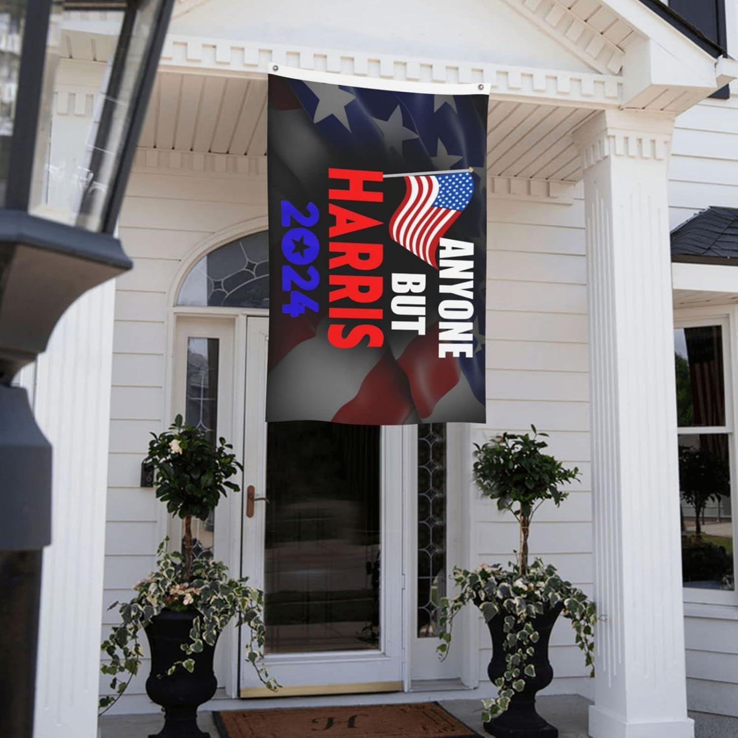 Anyone But Kamala Harris 2024 Anti Kamala Harris Flag 3X5 Ft Double Sided Polyester Banner Vivid Color and Fade Resistant for Outdoor Yard Lawn9
