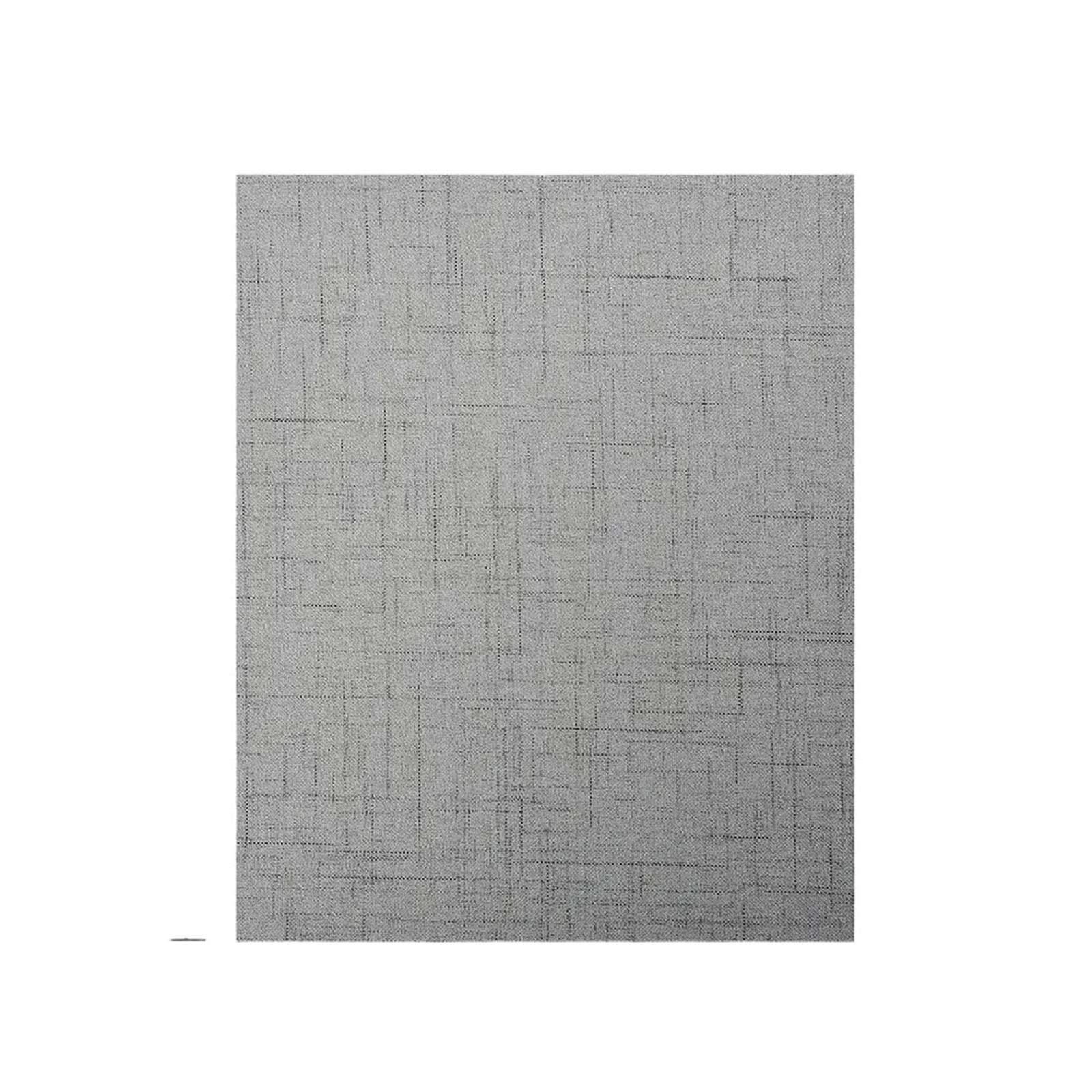 Patch de réparation en tissu de lin gris 20x25 cm autocollant pour vêtements