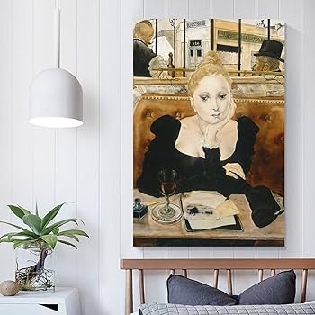 Amazon.co.jp: 藤田嗣治 プリント 有名な絵画の複製 「少女」のアート