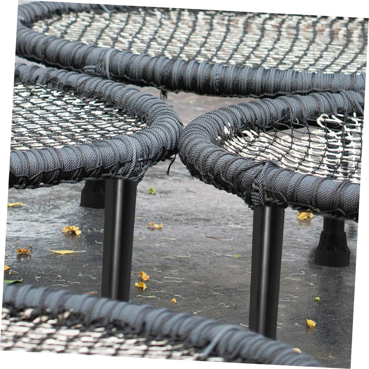 5Pcs Trampoline Leg Covers Slip Replacement Tube Legs Weather Resistant Stainless Steel Construction Compatible with Various Trampolines Durable Outdoor