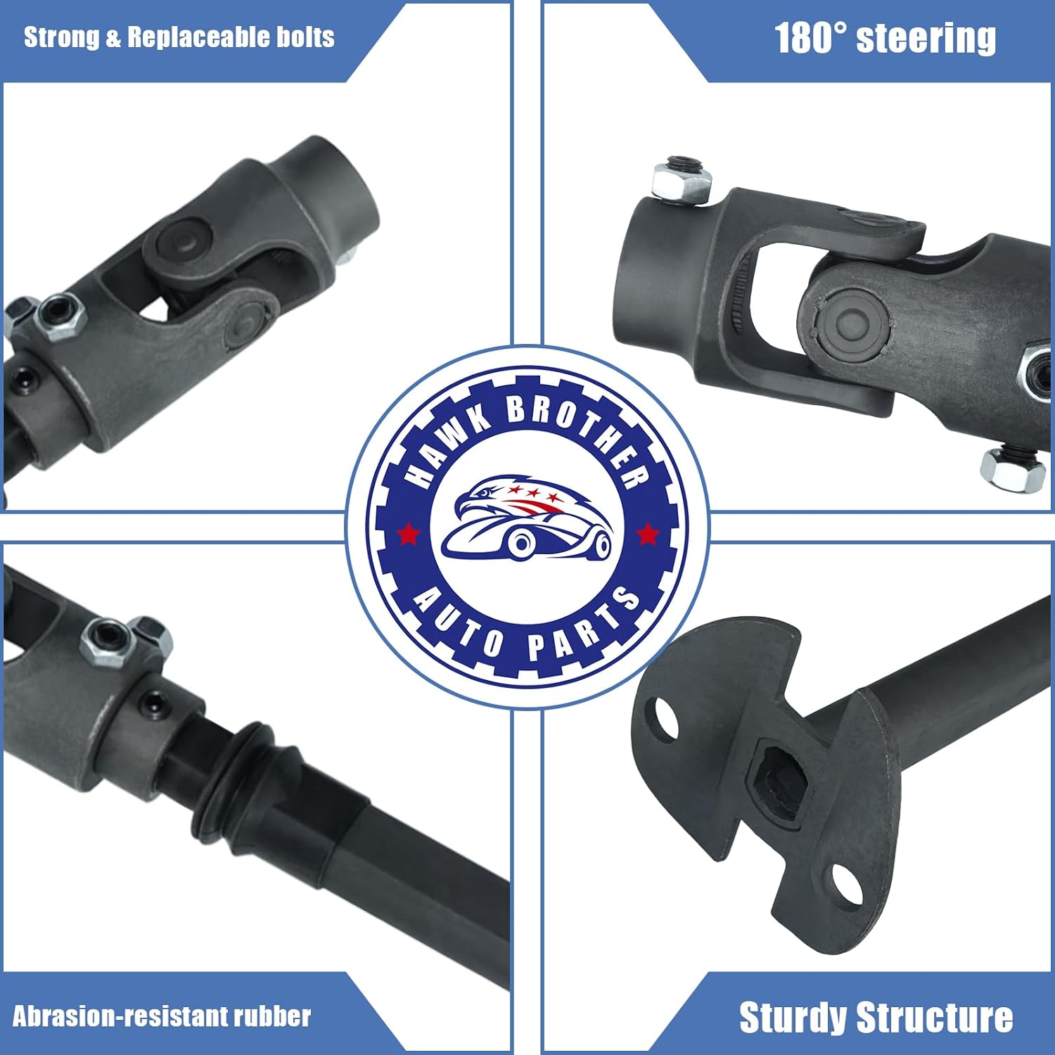 Lower Steering Shaft Steering Column Compatible with 1979-1993 Dodge D100 D150 D200 D250 W100 W150 W200 W250 W300 W350 Truck 1979-1981 Plymouth Trailduster Pickup Truck 432660613 000940