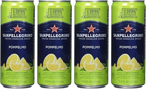 Miniatura 10 de Sanpellegrino - Bebida espumosa italiana Pompelmo, bebida espumosa de pomelo, paquete de 24 latas de 11.15 onzas líquidas