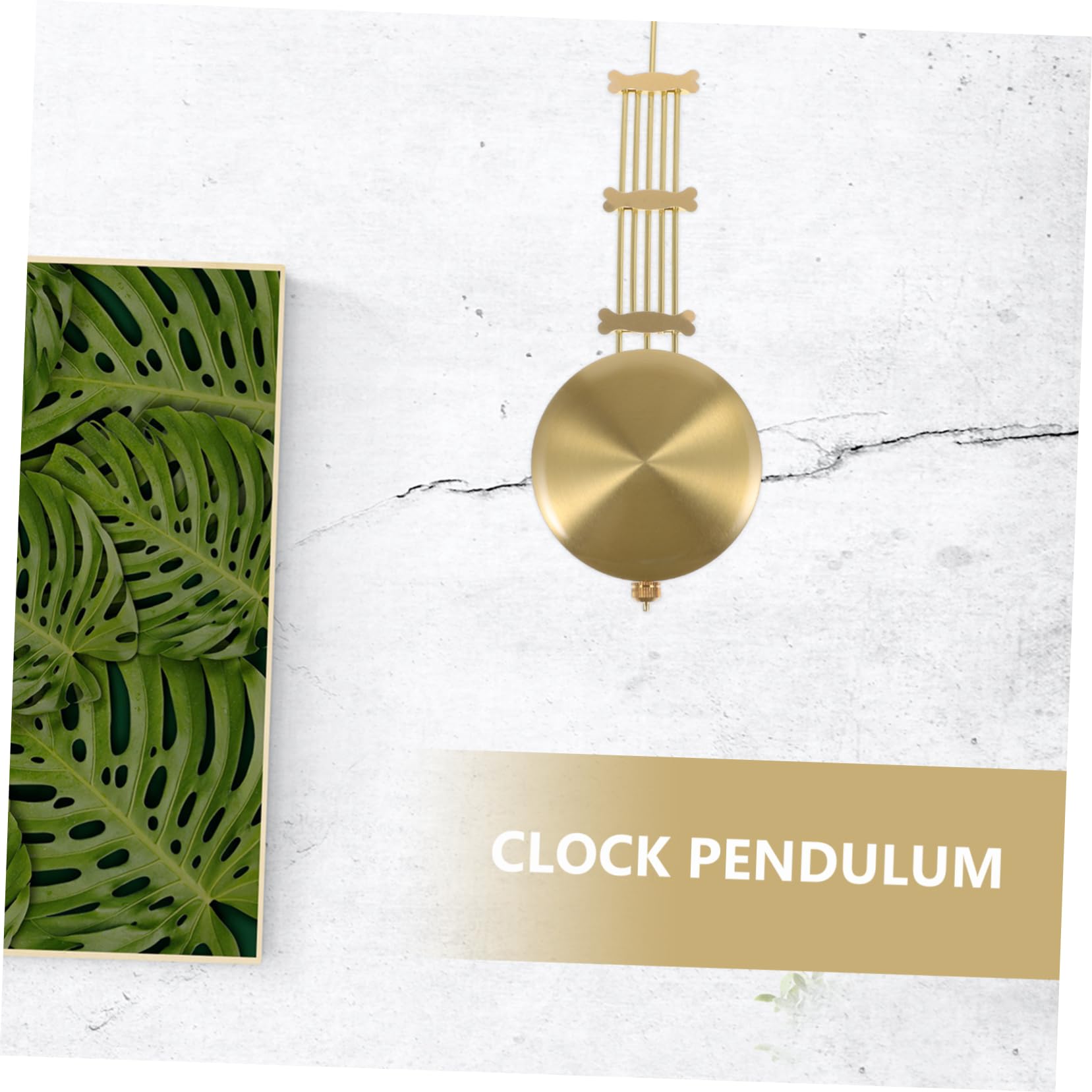 SHINEOFI 3 Pièces Pendule Métallique Élégant pour Accessoire de Remplacement DIY pour Décoration Murale de Pendules Uniques