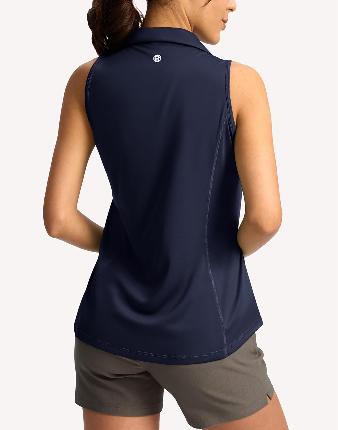 G Gradual Women's Golf Shirt Sleeveless Lightweight V Neck Tennis Polo Shirts with Collar Quick Dry Athletic Tops for Women - Image 2