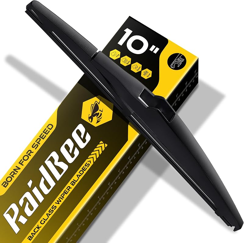 Palheta do limpador traseiro RaidBee 25,4 cm para Toyota, Jeep, Buick e outros veículos – 1 unidade