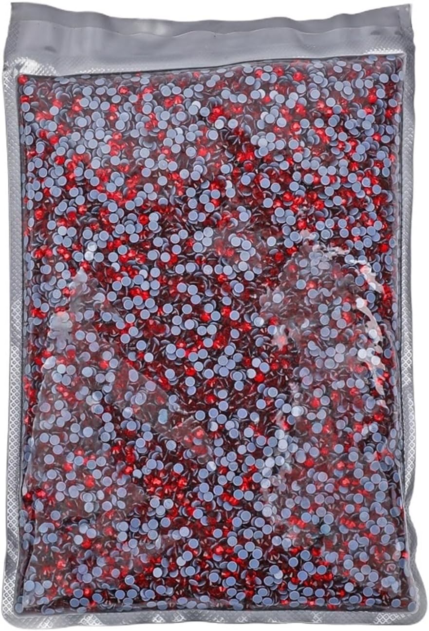 Hotfix Rhinestones 14400Pcs Hotfix Rhinestones SS6-SS20 Crystal Hot Fix Rhinestone glass rhinestones(Lt siam,SS6-14400pcs)