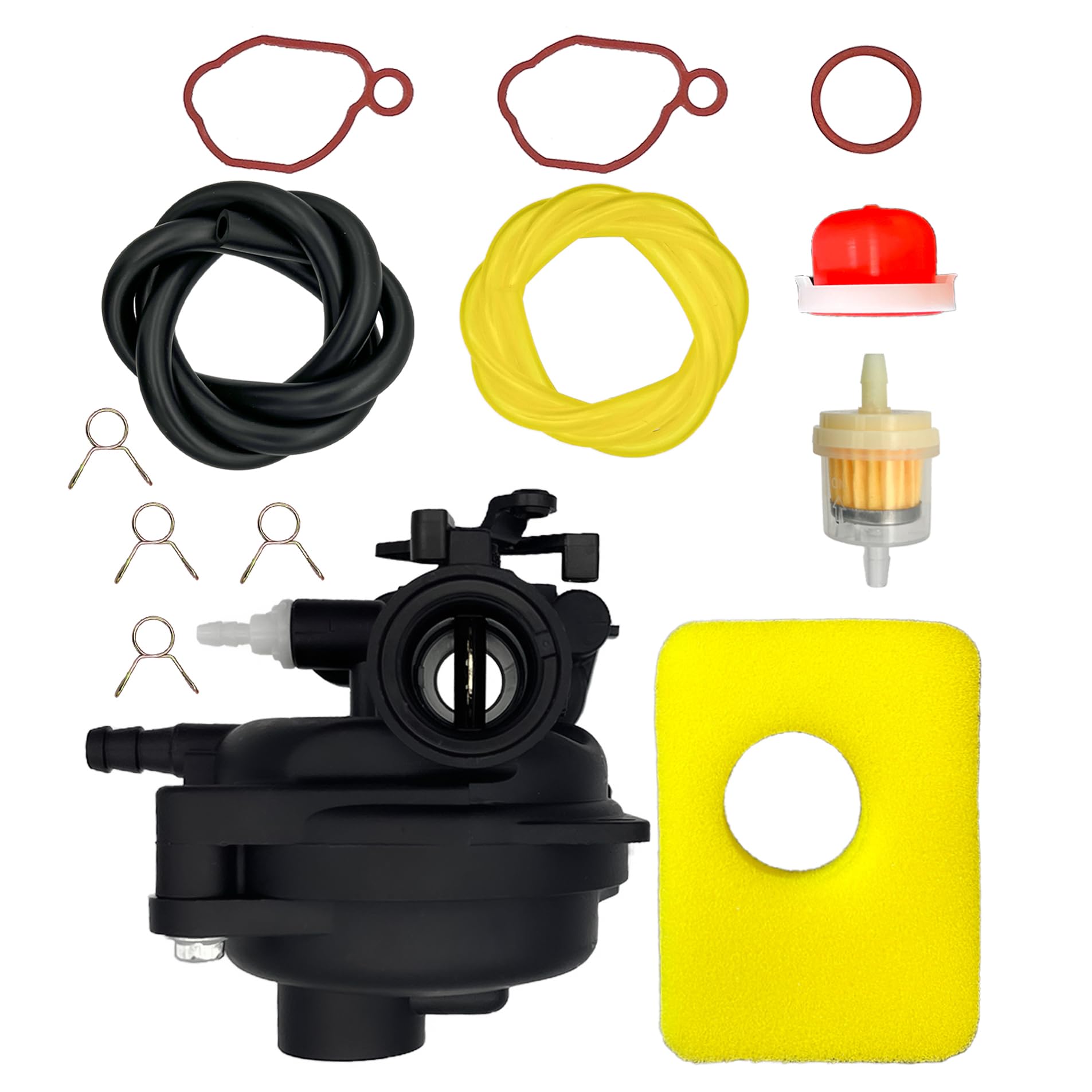 Gbeneiac 799583 593261 Carburetor for B&S 799583 593261 595656 591979 591160 590556 799579 300E 450E 500E 550E 575E 600E 140CC Engine M20300 Lawn