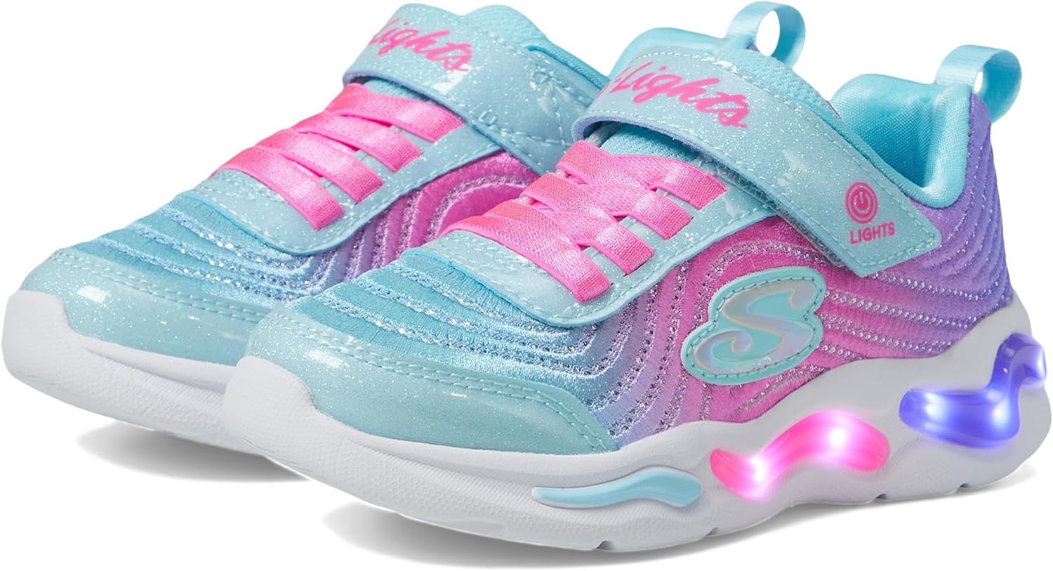 Skechers Unisex-Child Wavy Beams - Lightweight Comfort