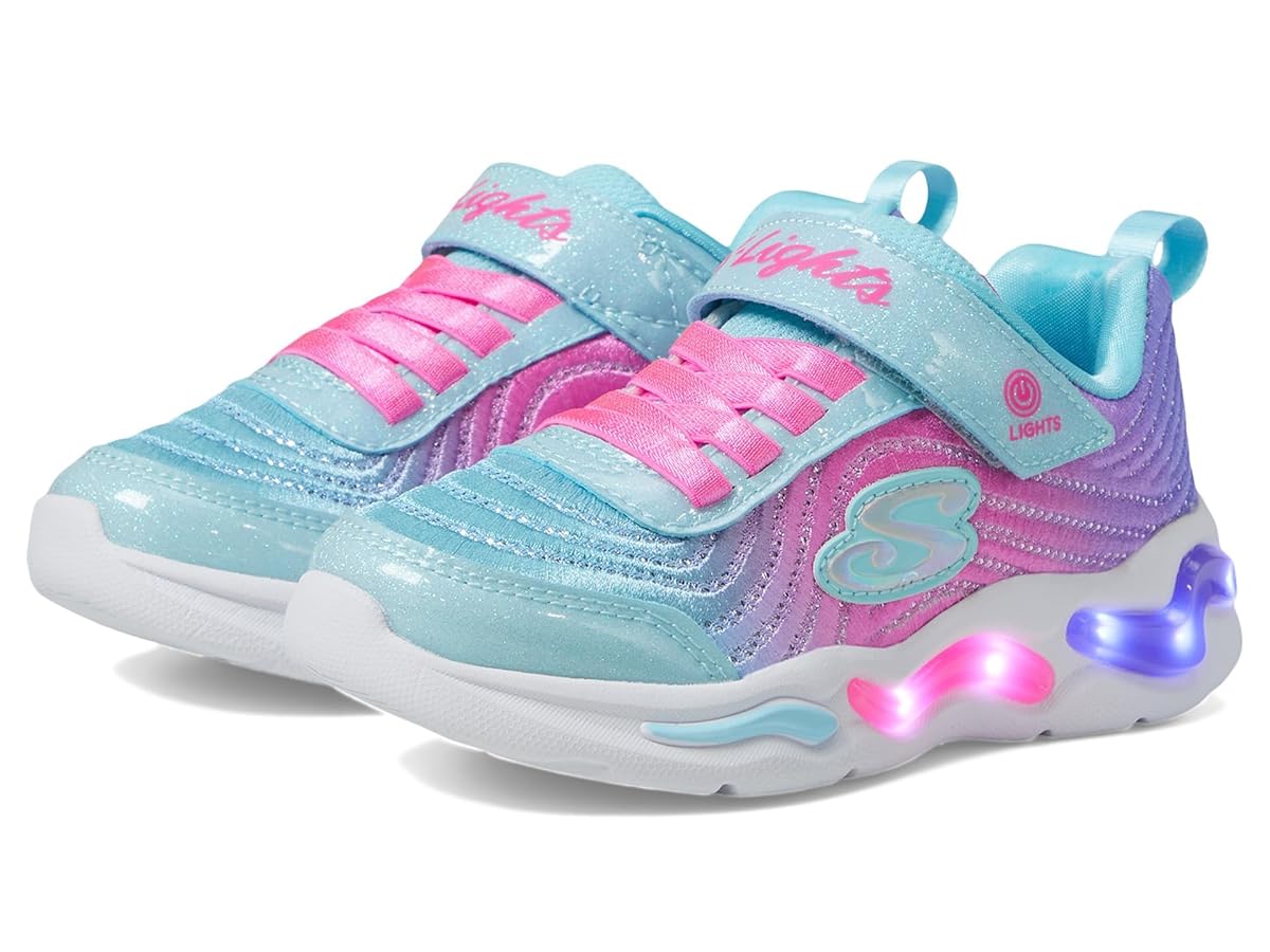 Amazon.com | Skechers Unisex-Child Wavy Beams Sneaker, Mint