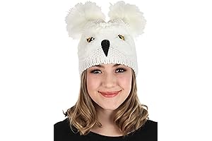 Cozy and Magical: Harry Potter Hedwig Owl Knit Beanie for Adults