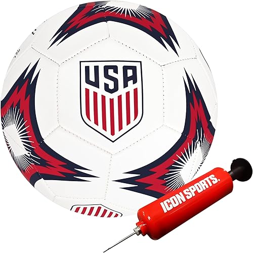 Icon Sports Officially Licensed Led Light Soccer Ball - Size 5