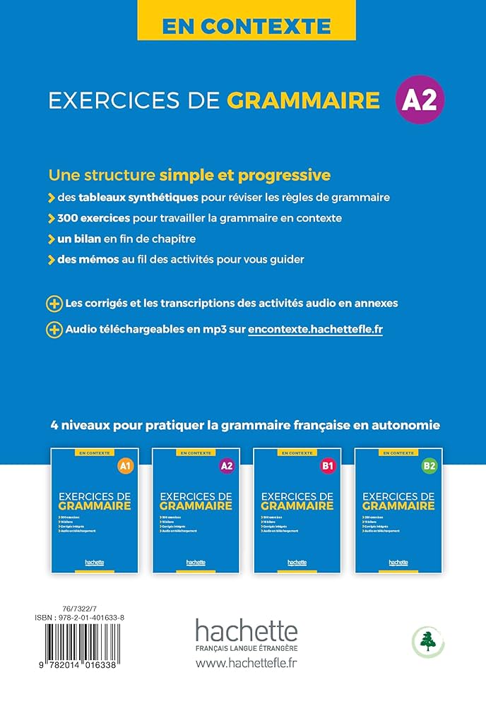 Amazon.com: En Contexte - Exercices de grammaire (A2