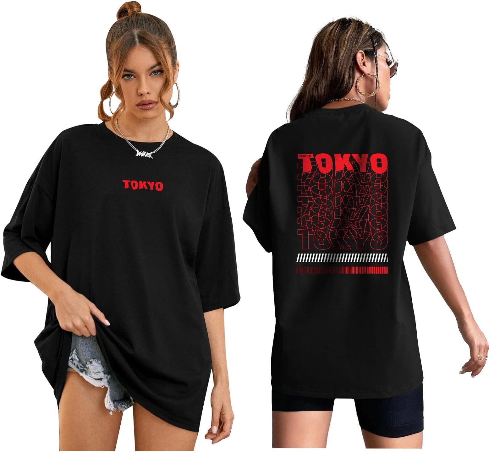 KSHSWomen Typography Printed Pure Cotton T-shirt