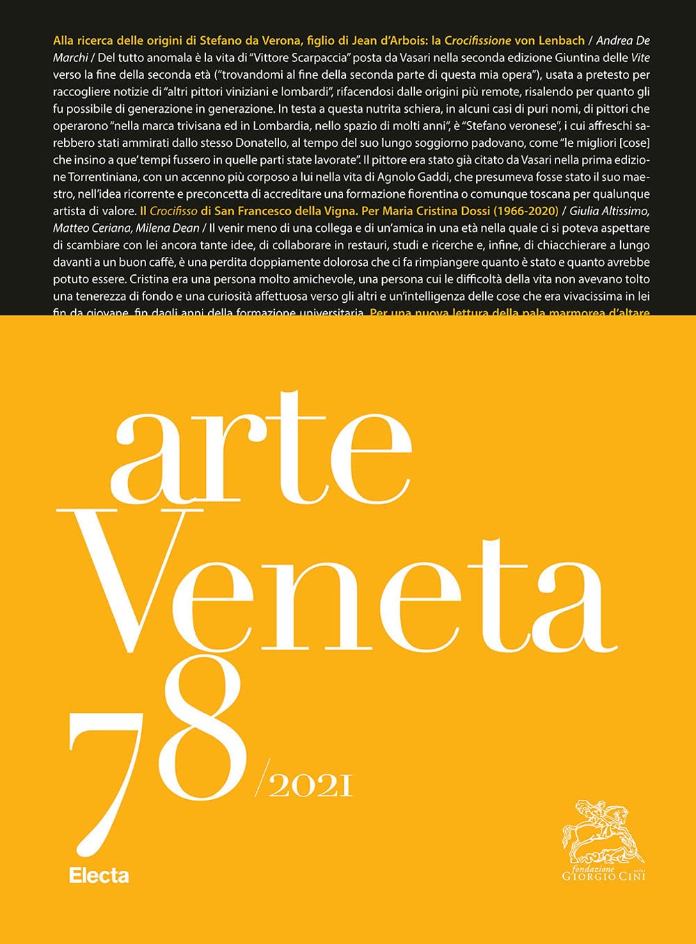 Arte veneta. Rivista di storia dell'arte (2021) (Vol. 78)