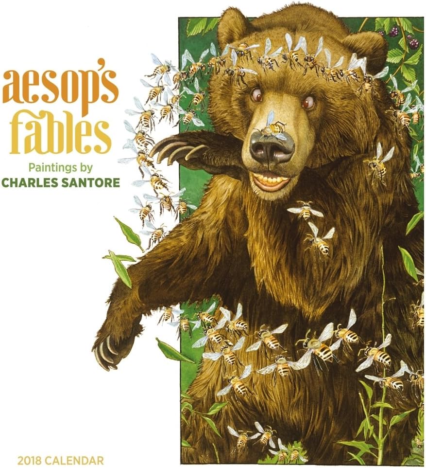 Santore/Aesop'S Fables 2018 Wall Calendar