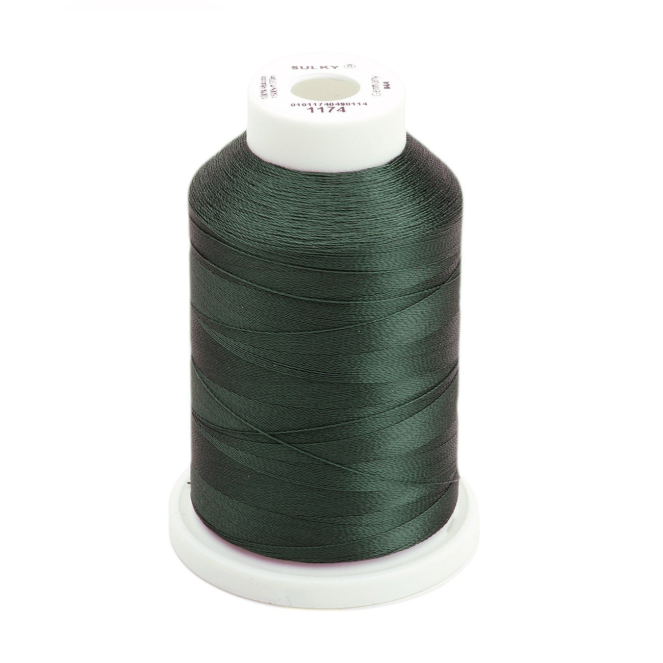 Sulky Of America 268d 40wt hilo de rayón de 2 capas, 1500 yardas, color verde pino oscuro
