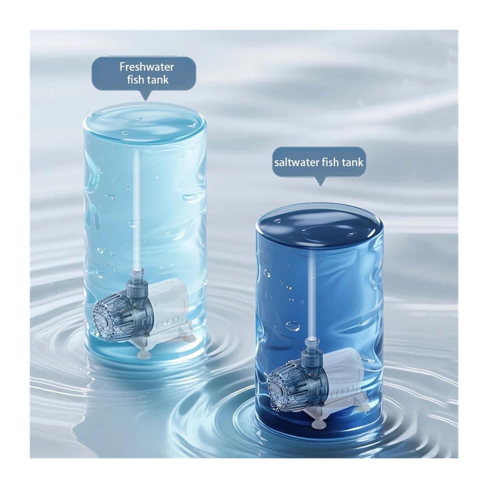 Bomba de Agua Sumergible for pecera, minibombas de Filtro de circulación for acuarios, frecuencia Fija doméstica de 220v bajo el Agua