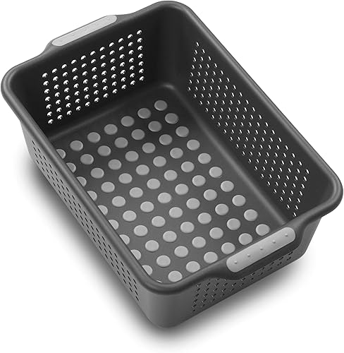 Vista 2 de madesmart Cesta de almacenamiento mediana, granito Granite