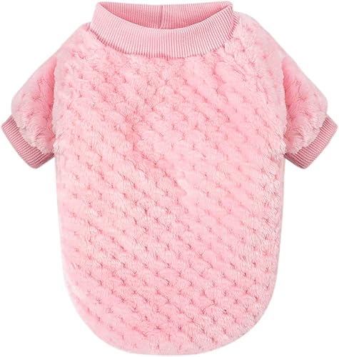 Miniatura 91 de Paquete de 3 suéteres para perro, suéteres para perros pequeños, ropa cálida y suave para mascotas para cachorros, gatos medianos y grandes, perros