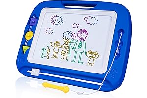 SGILE Toddler Drawing Board: Colorful Magnetic Doodle Pad for Little Artists